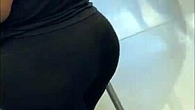 big ass nalgona teasing in voyeur scene