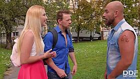 Double Dick Pounding Leaves Tourist Samantha Rone Shaking After Sightseeing