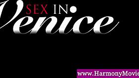 Redhead enjoys double penetration