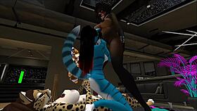 Sunny gets double teamed in wild action