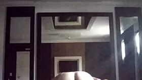 i recorded a video call with my cuckold while fucking the bull in the motel