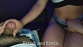 exciting belly button piercing play for latina