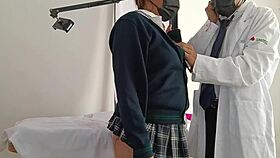 Latina Patient Begs Doctor Not To Cum Inside