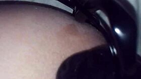 Jimena Simpson Teases Black Dildo