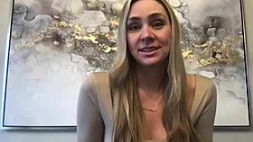 Meet JJ, the stunning tall blonde milf in first casting.