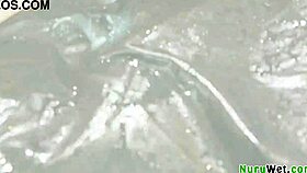 Brad sterling pounds charlotte sins' bald pink pussy in wet nuru massage!