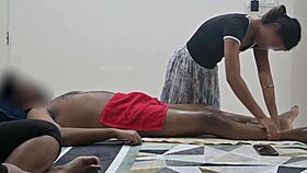 I got a happy ending massage in front of my step sister