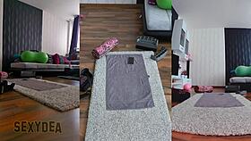 Dive into pure sensuality with a triple cam view of my naked workout 😍