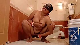 gita bhabhi cheats on husband and fucks ex-boyfriend in bathroom