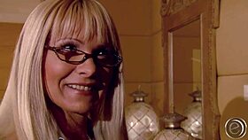 winnie gives great blowjob as secretary, cum on face