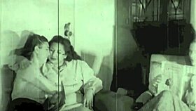 Bold Vintage Lesbian Threesome: Hairy Erotic Confessions from Victorian Gentleman