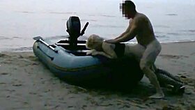 Night fucking on island beach