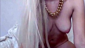 Busty Blonde Teen Hints at Anal Toys While Fingering to Orgasm