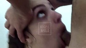 Real couple fucks in shower with deep throat and facial!