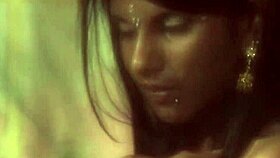 Beautiful Indian babe teases nude desires