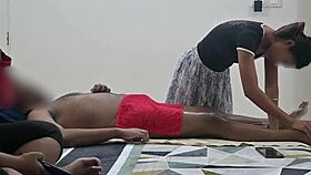 I got a happy ending massage in front of my step sister