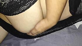 Why is my curvy stepmom flashing her big assets while sleeping?