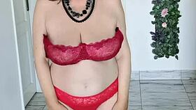 watch the mature milf with huge tits fucking in pov and masturbating.