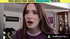 Horny petite liz caught humping pillow by roommate hazel