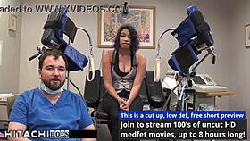 Human Guinea Pig Endures Mandatory Hitachi Orgasms From Doctor In Tampa With Phoenix Rose