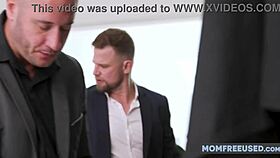 cougar milf fucks pussy at work