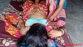 Desi housewife endures hardcore sex in saree on webcam