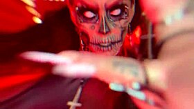 Sinister Nun Teases with Joi in Hellish Roleplay Scene