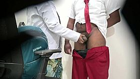 lady doctor checks schoolboy dick in hospital