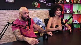 i old brunette in sensual cast, dirty talk and bdsm with sheer red