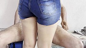 her wonderful pussy and ass bouncing on a smooth dick during workout