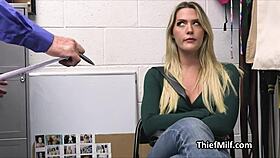Milf Caught Stealing Makeup Cocked Hard After Strip