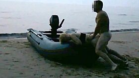 Night fucking on island beach