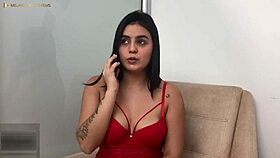 Hot neighbor eyes husband's huge cock