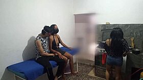 Best Friend Seduced by Neighbor Milf While I Cook Dinner!