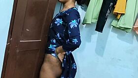 Desi bhabhi was home alone when devar took advantage and fucked her rough