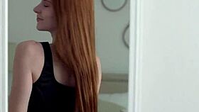 Naughty stepsis Jane Rogers, a petite 18+ redhead, gets accidentally drilled as maid. How did pervy stepbro manage that?