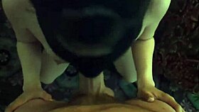 Blindfolded Neighbor's Anal Sex with Bondage and Condom