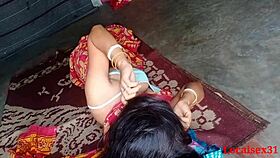 Desi housewife endures hardcore sex in saree on webcam