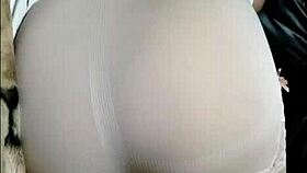 Staying at Doña Mary's house turns wild. I bend her over at night for steamy doggystyle action in her big Mexican ass!