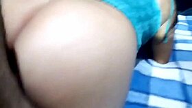 Mexican girl submitted in public when no one was around, real amateur.