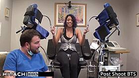 Human Guinea Pig Endures Mandatory Hitachi Orgasms From Doctor In Tampa With Phoenix Rose