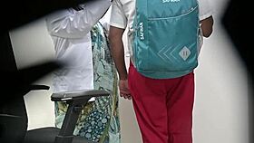 lady doctor checks schoolboy dick in hospital