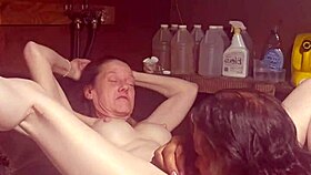 Eating and fucking on the washing machine again?