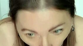 watch the mature milf with huge tits fucking in pov and masturbating.