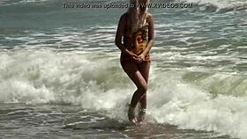 Hey, have you seen gorgeous teen 18+ Agnes bathing naked in the ocean?