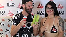 Antonella Jones Accepts Big Tit Challenges on Podcast