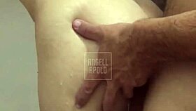 Real couple fucks in shower with deep throat and facial!