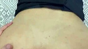 Fucking the pink ass of the curly hot girl until she cums