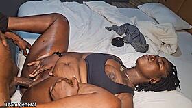 Is this hot missionary fuck with curvy bodybuilder worth watching in the bedroom?