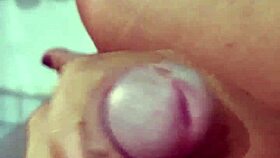 Japanese milf watching movie alone with stepson, craving touch